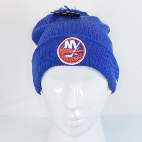 Fanatics Other - Fanatics New York Islanders Cuffed Knit Beanie Hat w/ Pom-Pom Adult Unisex OSFM